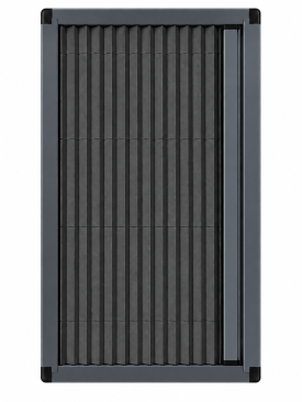 Pileli Plise Sürgülü Akordiyon Pencere Sinekliği ANTRASİT GRİ 70×140 cm Ölçü Aralığı