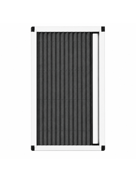 Pileli Plise Sürgülü Akordiyon Pencere Sinekliği Beyaz 70×140 cm Ölçü Aralığı