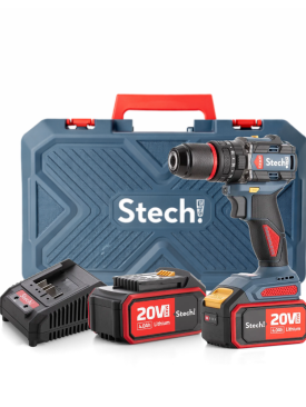 STECHEND S*22-2 4AH 20V Akülü Darbeli Matkap (çantalı)